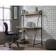 Industrial Style Bench Desk with Shelf